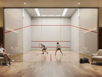Supreme Rivana Punawale — squash court